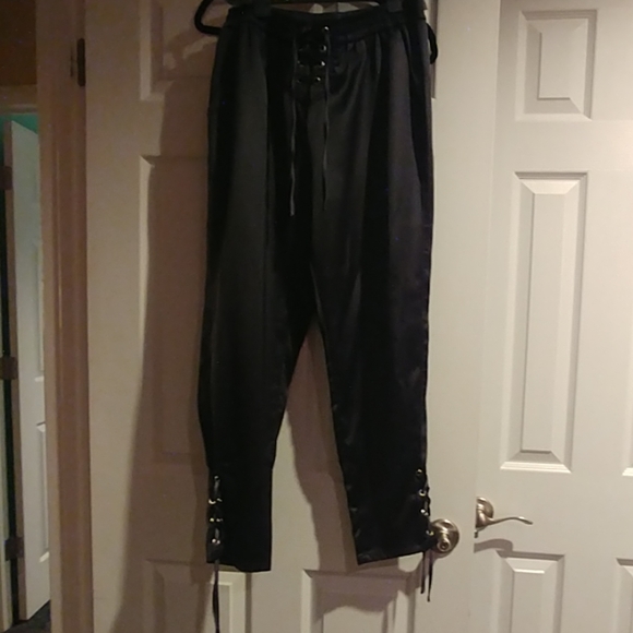 Satin Jogger Pants - Picture 1 of 4